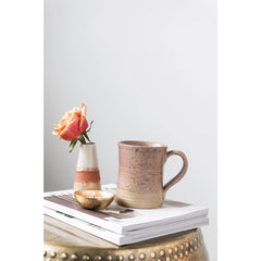 Stoneware Mug with Glaze, 4 Colors