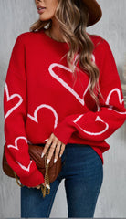 Moxie Heart Sweater