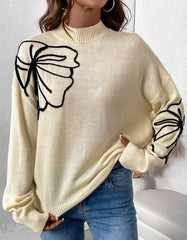 Floral Pixal Sweater