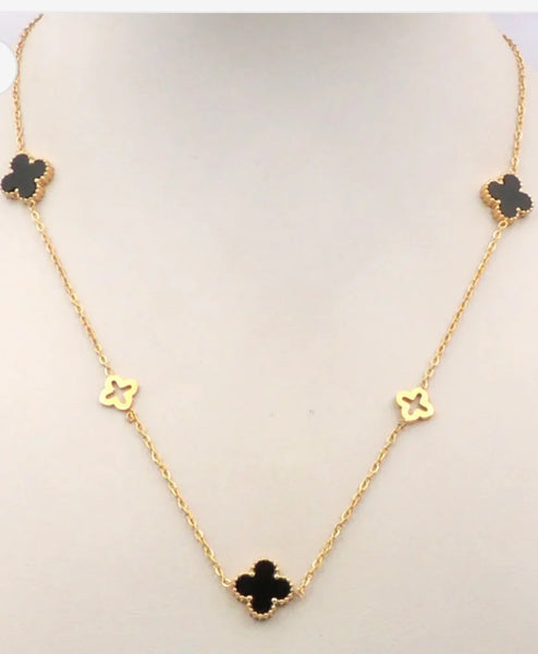 Black Clover Necklace