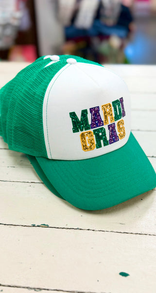 Mardi Gras Trucker Hat