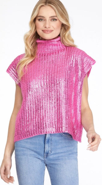 Cotton Candy Coated Sweater