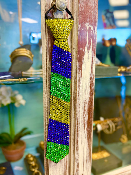 Mardi Gras Sequined Necktie