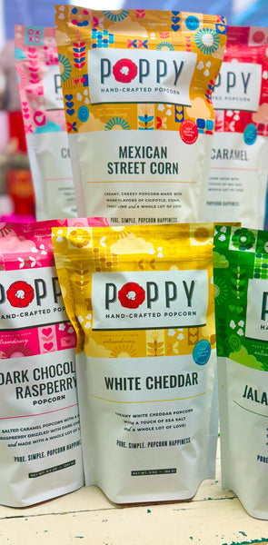 Poppy Handcrafted Popcorn - 8 Flavors