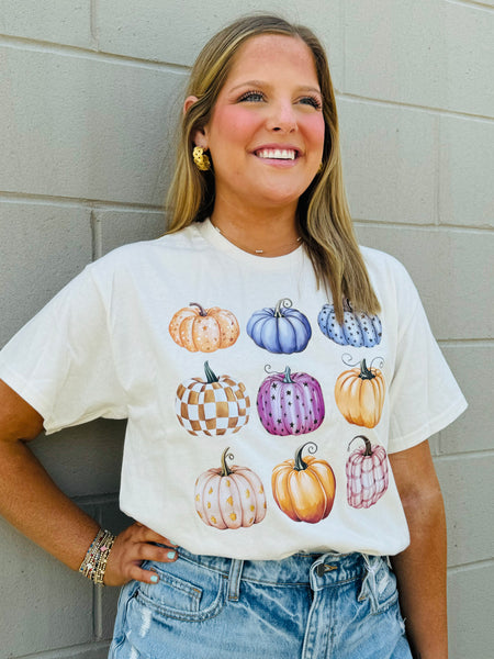 Preppy Fall Pumpkins T-Shirt