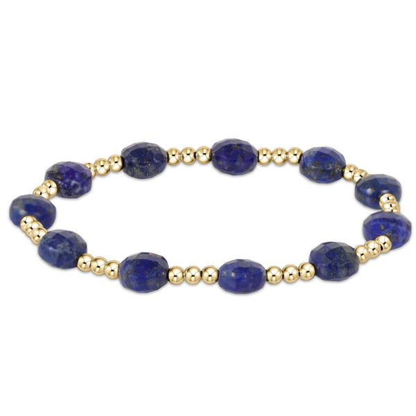 enewton Admire Gold 3mm Bead Bracelets Faceted Stones - Multiple Colors