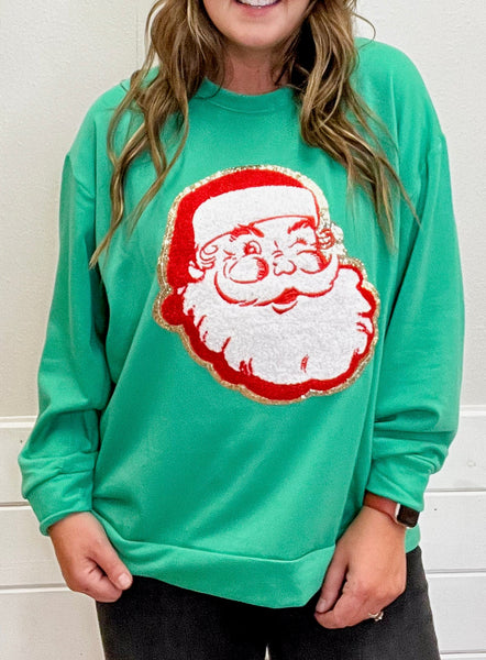 Santa sweatshirt discount