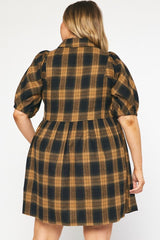 Connie Plaid Dress