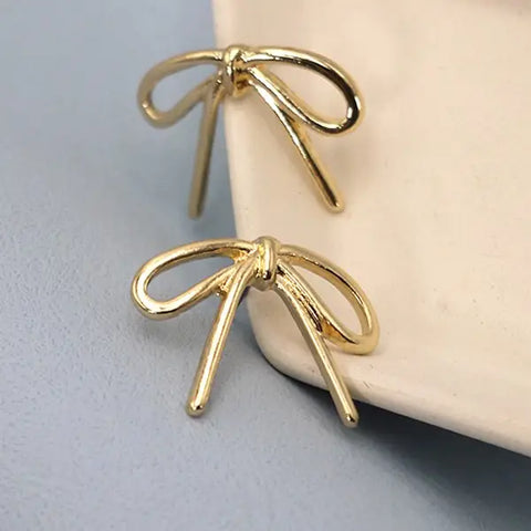 Beverly Satin Gold Hoops