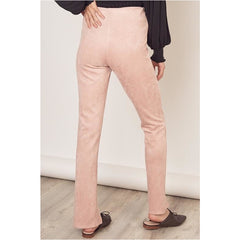 Winter Blush Suede Pants