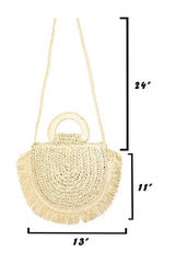 Edith Straw Bag