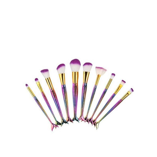 Mermaid Makeup Brush Set