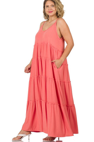 Bohemian Rhapsody Tiered Maxi Dress