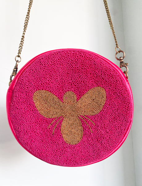 Busy Bee Beaded Purse