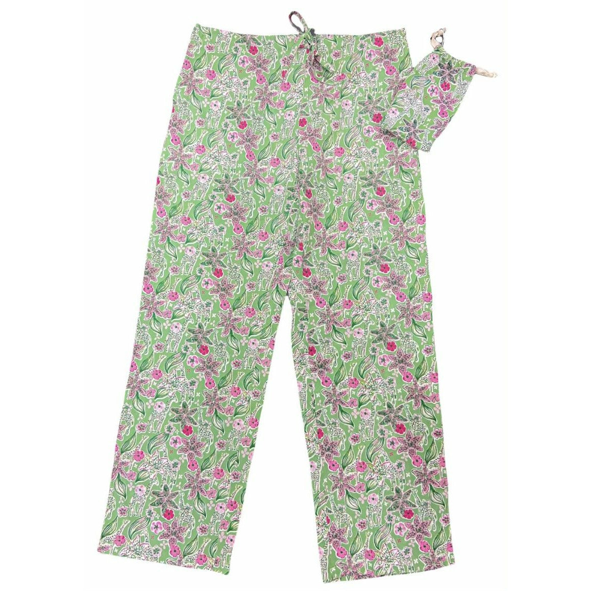 Mahogany Women's Jardin Cotton Pajama Pant in a Bag